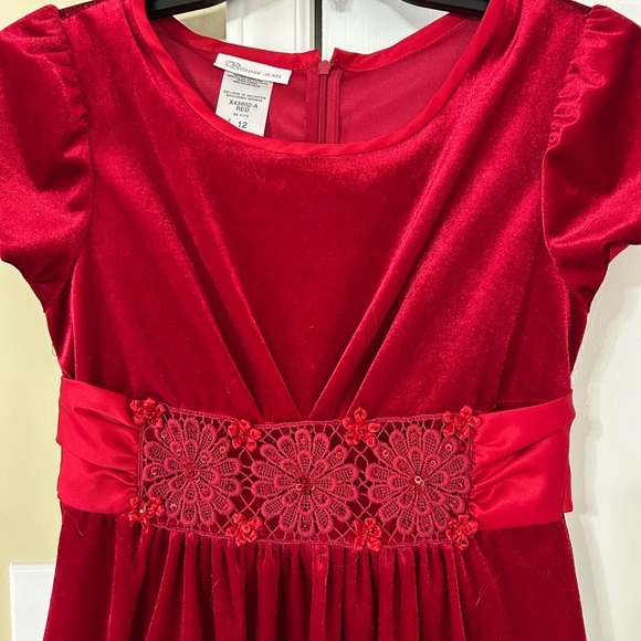 Like New Girl’s Bonnie Jean Christmas Dress Size 12 - Picture 2 of 9